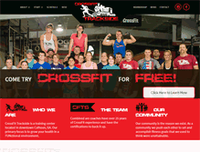 Tablet Screenshot of crossfittrackside.com